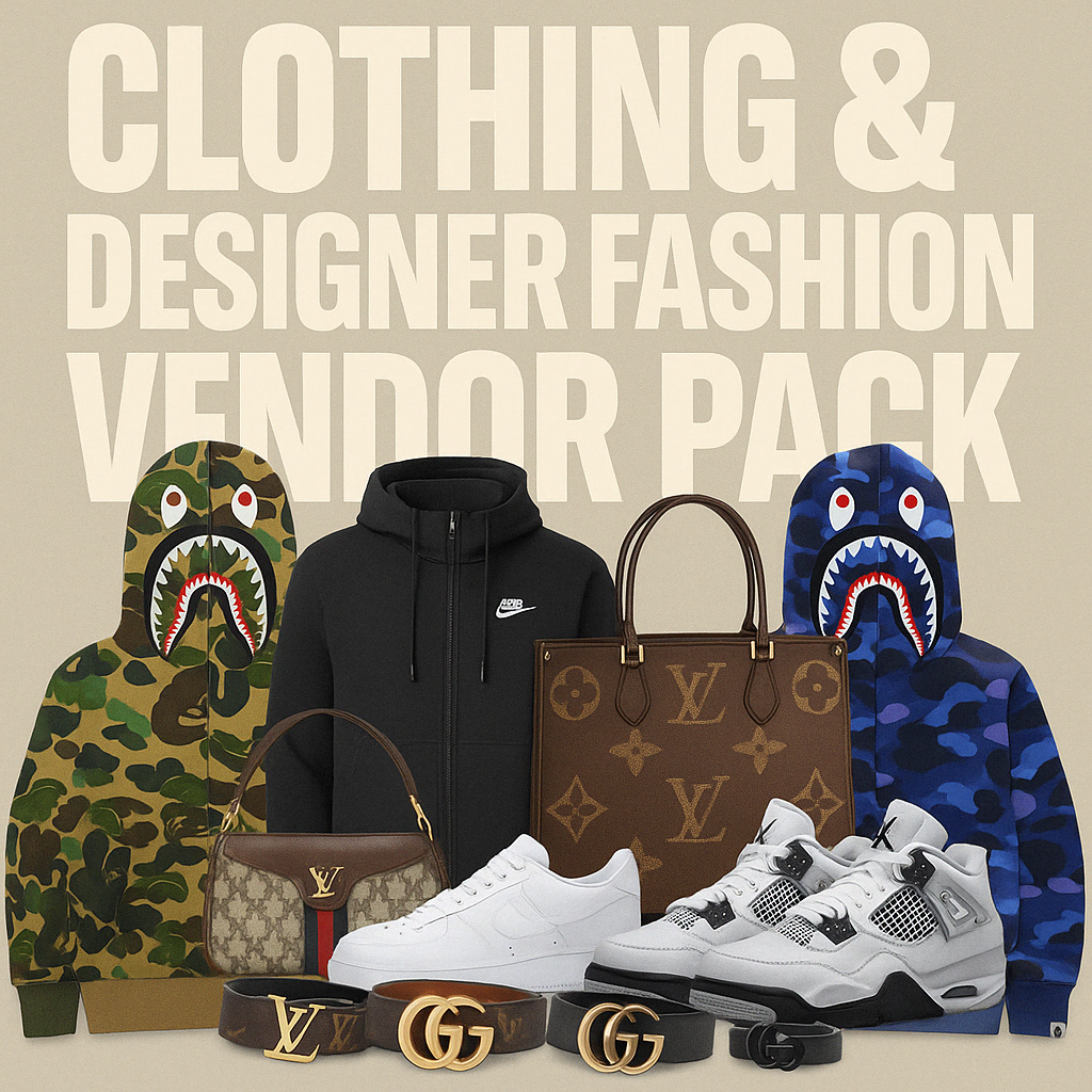 Verified Clothing & Designer Fashion Vendors